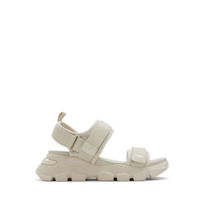 GODISH WEDGE SANDALS - OPEN WHITE