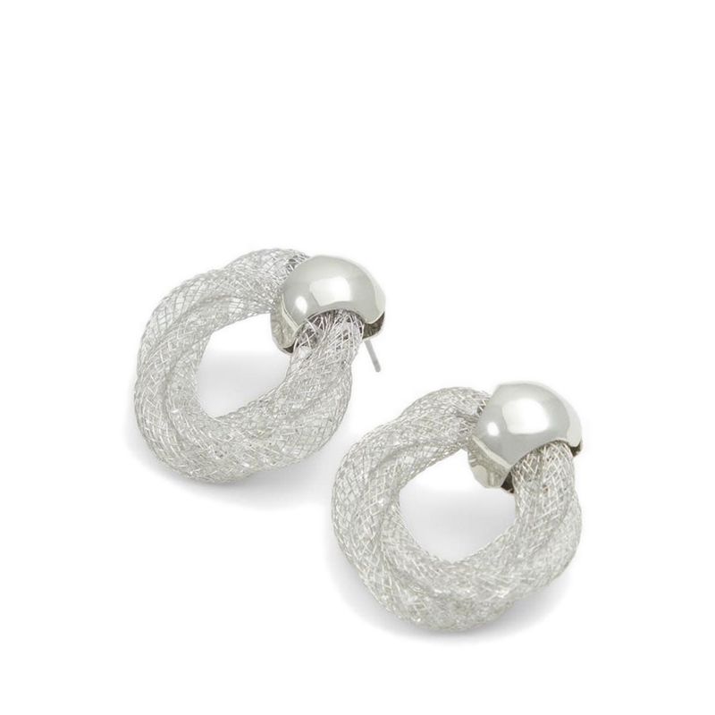 VARBAKO EARRINGS - SILVER/CLEAR MULTI