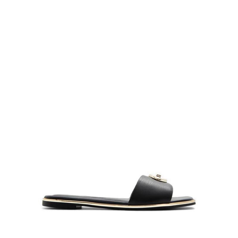 BELLENOR FLAT SANDALS - BLACK