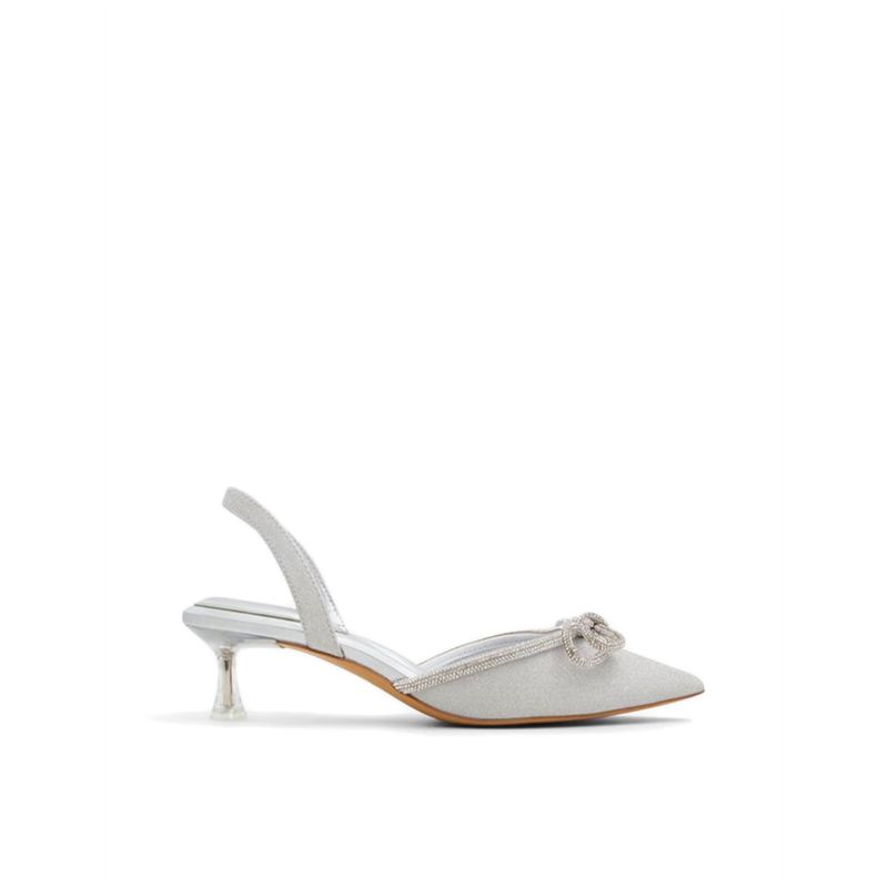 BOUCLETTA HEELED SHOES - SILVER