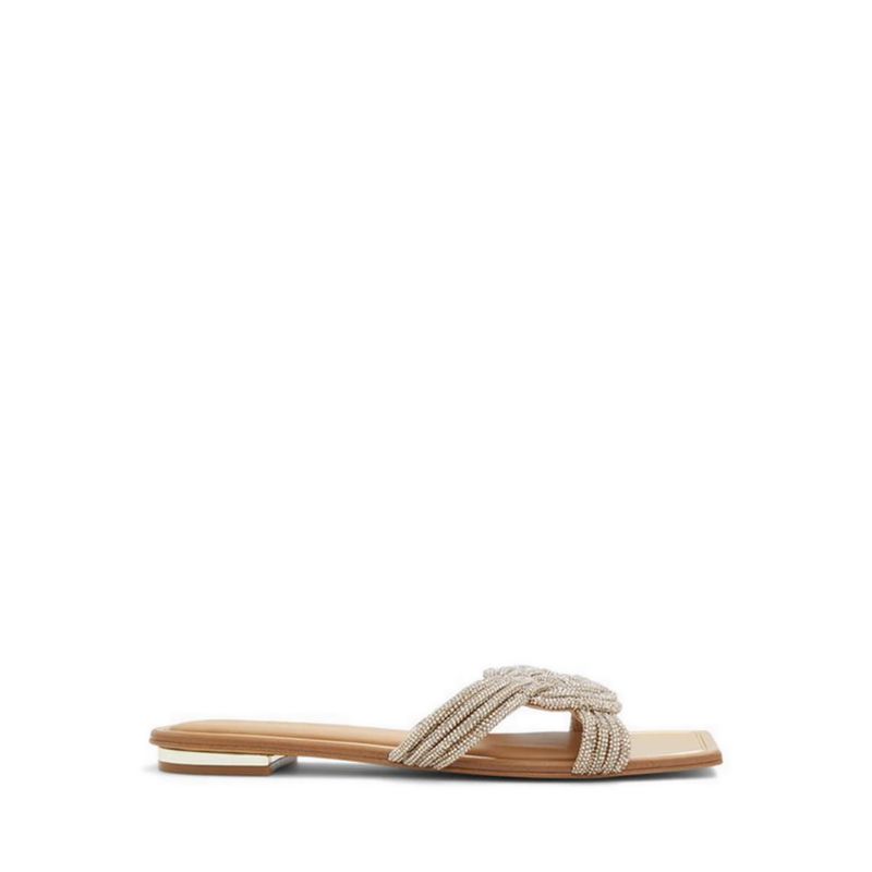 KARLITA FLAT SANDALS - GOLD