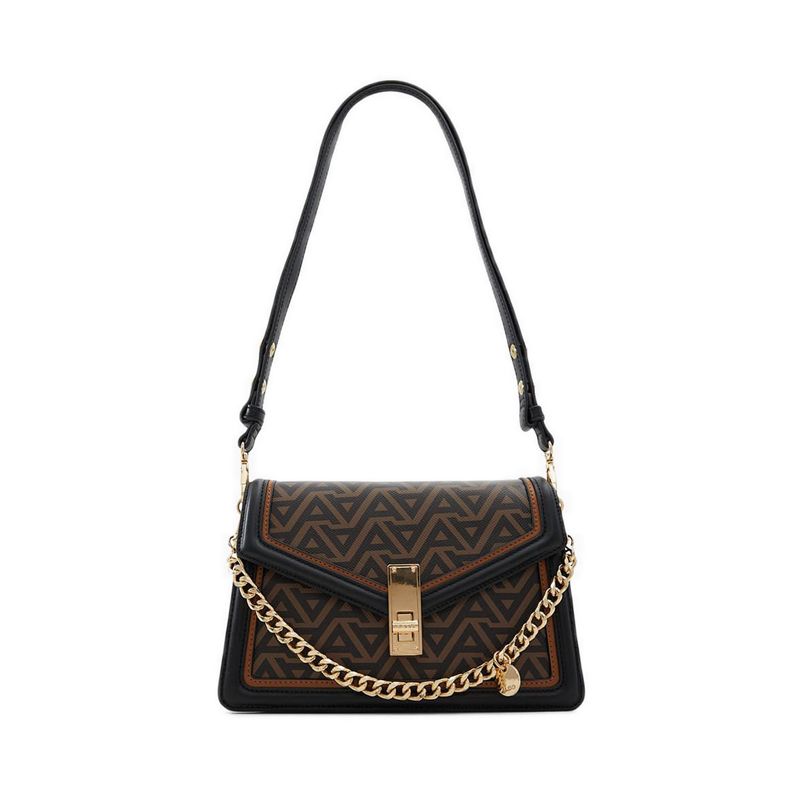 AMDOUNA SHOULDER BAG - BROWN MULTI