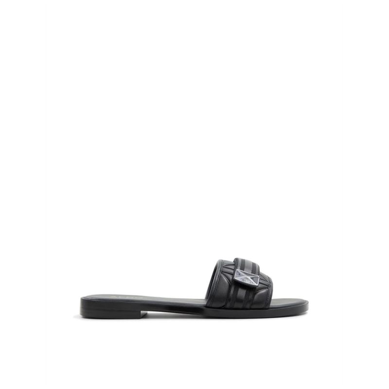 MANA FLAT SANDALS - BLACK