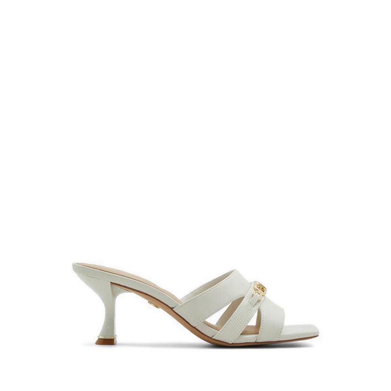 ALCACER HEELED SANDALS - WHITE/BONE