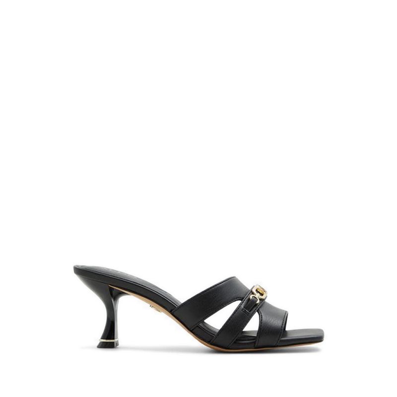 ALCACER HEELED SANDALS - BLACK