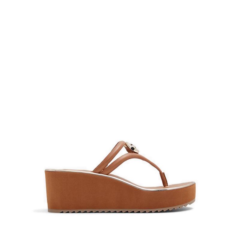 ALBOBRENNA BEACH SANDALS - OTHER BROWN