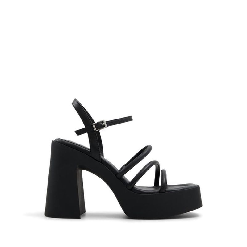 LERERIEL HEELED SANDALS - BLACK