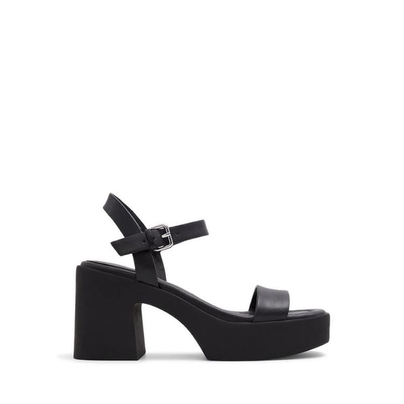 CELIE HEELED SANDALS - BLACK