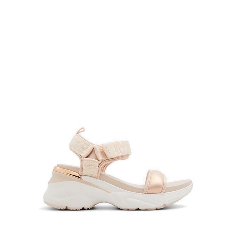 EULALIA WEDGE SANDALS - ROSE GOLD