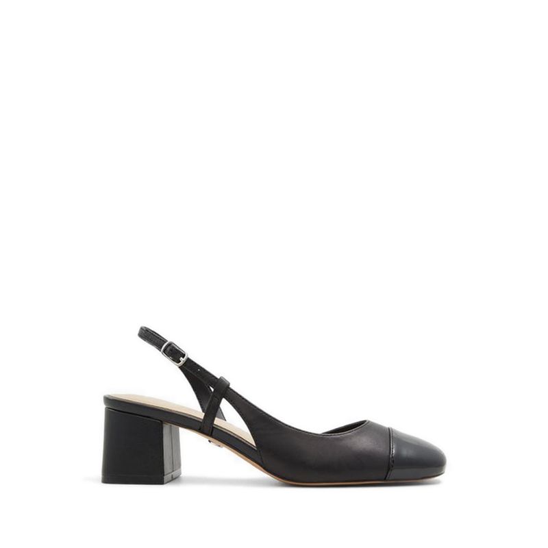 BIALLE HEELED SHOES - BLACK