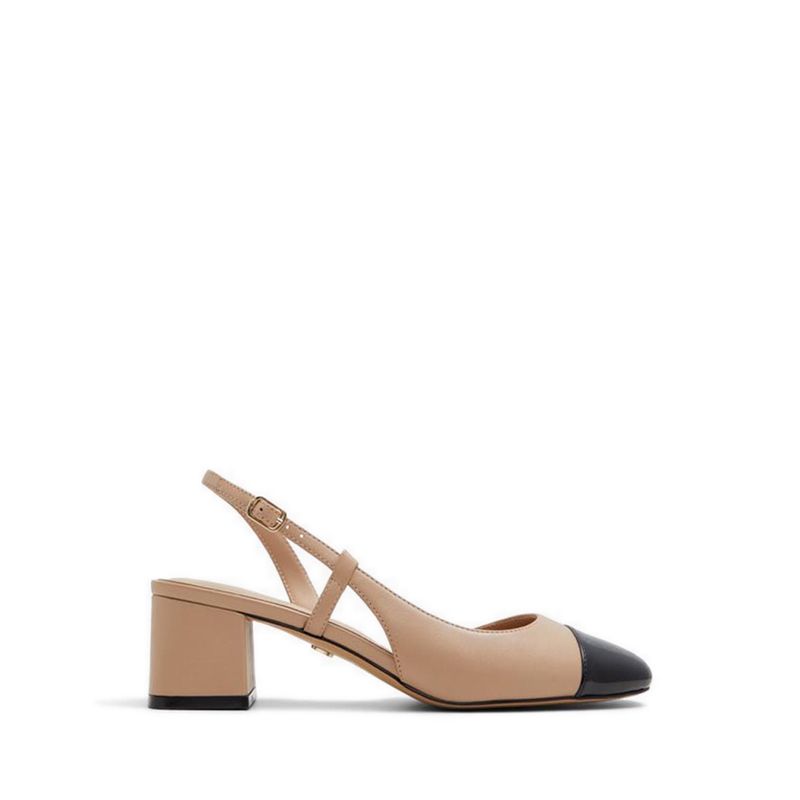 BIALLE HEELED SHOES - BEIGE