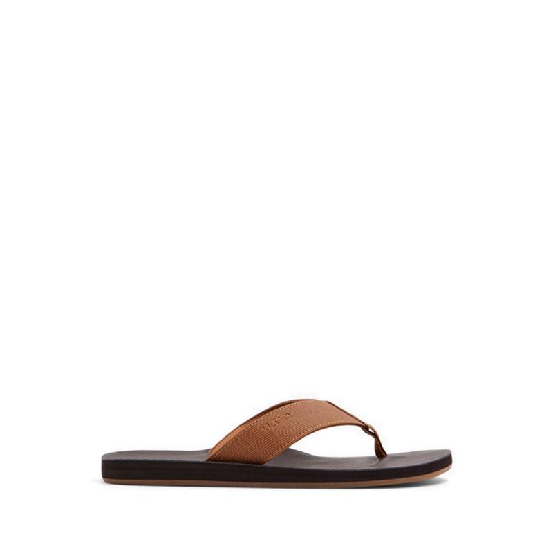 WEALLERE FLAT SANDALS - LIGHT BROWN