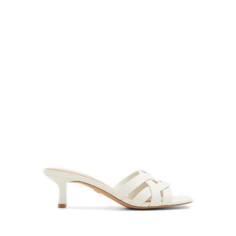 ETHAREDAN HEELED SANDALS - WHITE/BONE