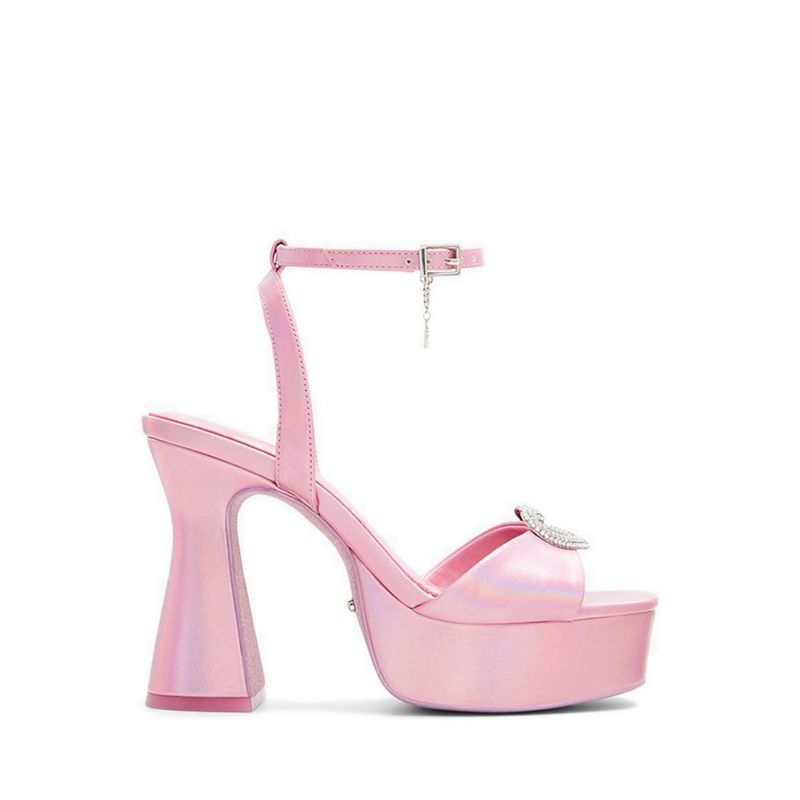 BARBIEPARTY HEELED SANDALS - PINK