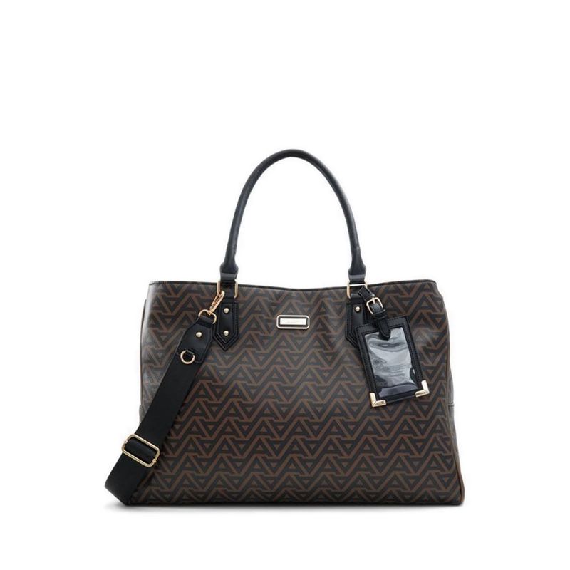 GRYDIEN TOTE - BROWN OVERFLOW