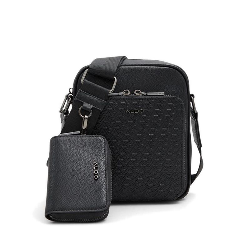 MAXIMILIAN CROSS BODY - OPEN BLACK