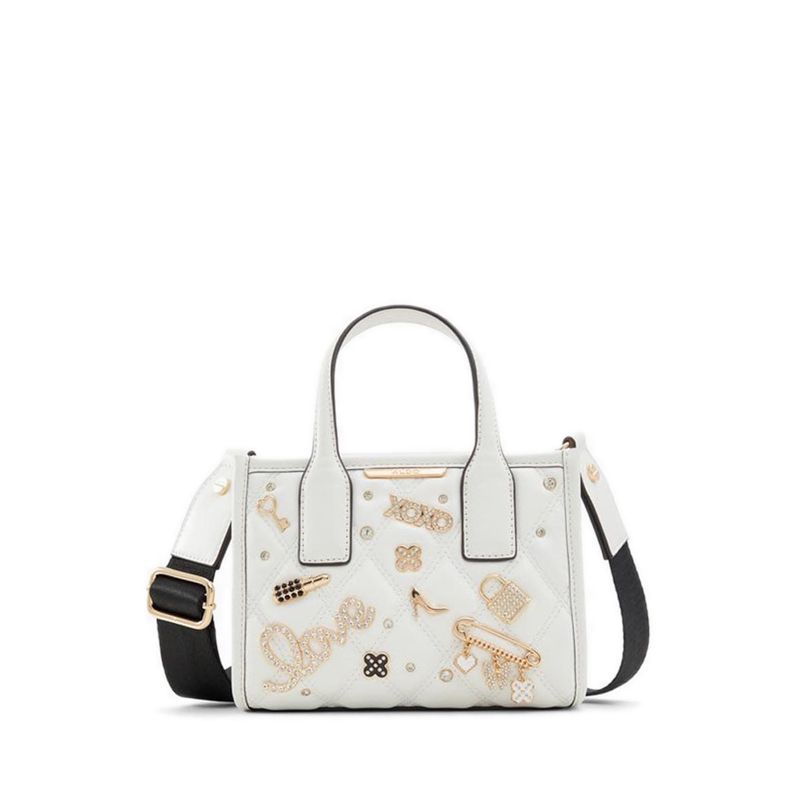 KEYLANI SATCHEL - BLACK/WHITE