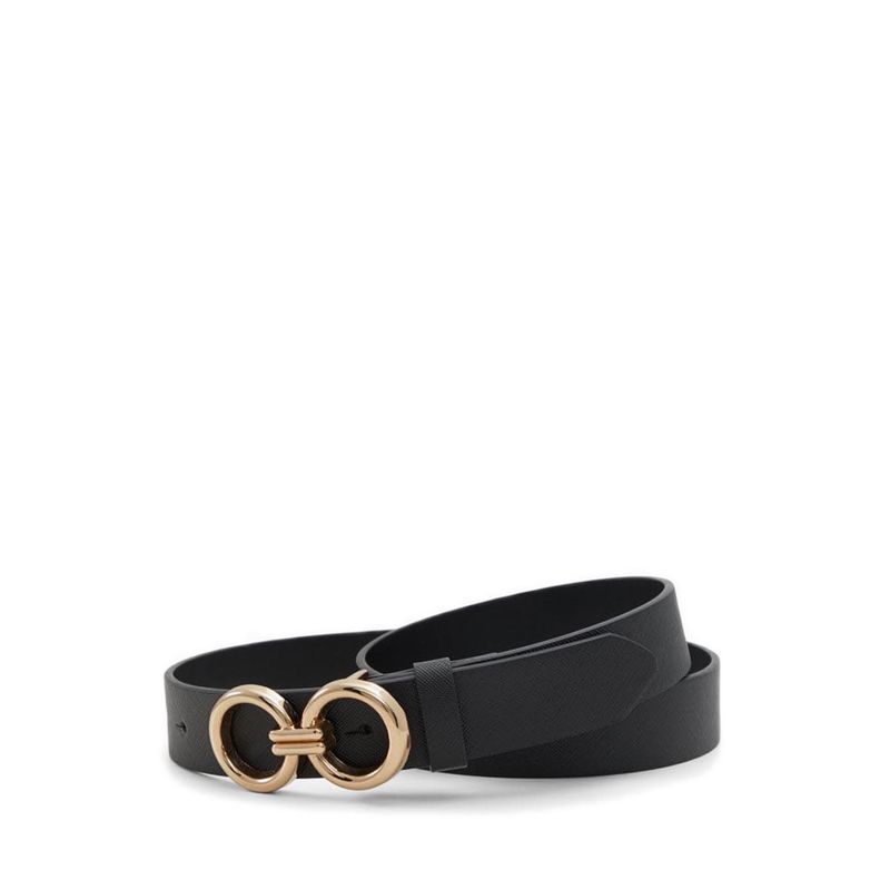 BORELLE BELT - BLACK/GOLD MULTI