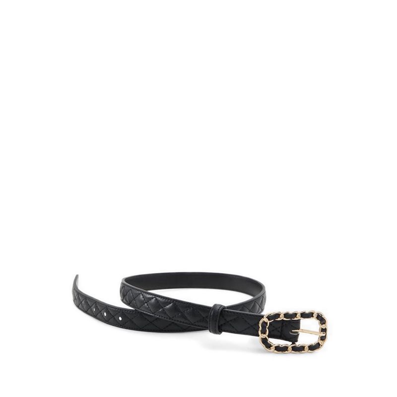 DEVERERIEL BELT - BLACK/GOLD MULTI