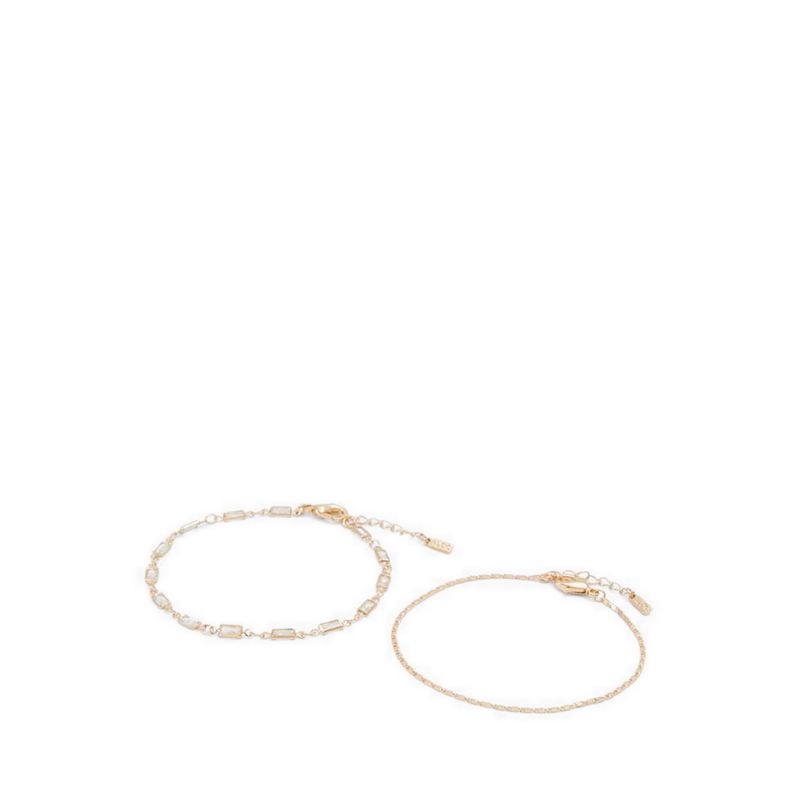 LEVINGTON BRACELETS - GOLD/CLEAR MULTI