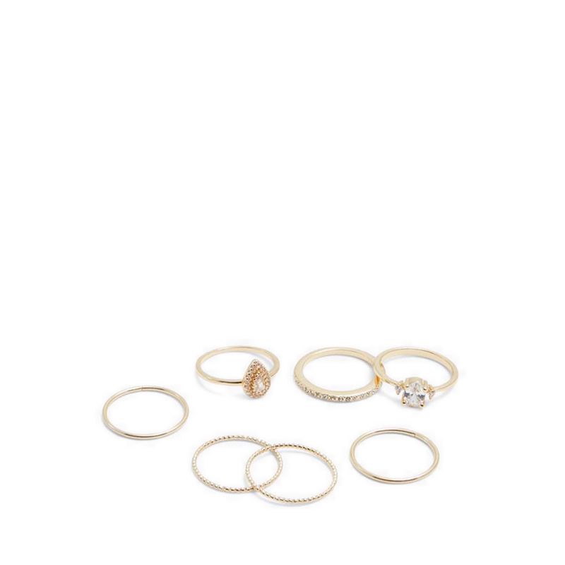 DARONNA RINGS - GOLD/CLEAR MULTI