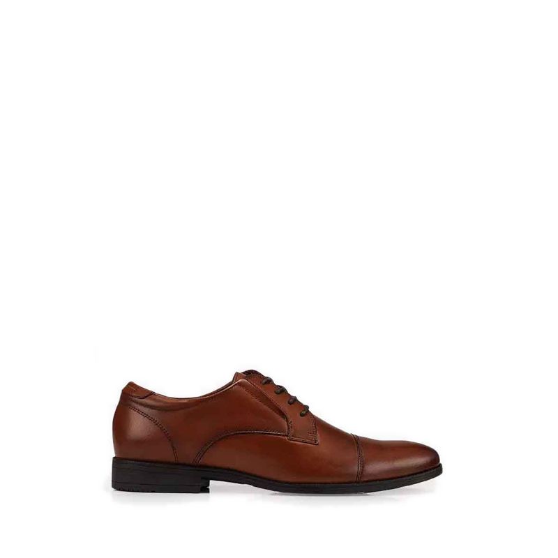 CORTLEYFLEX-IN LACE UPS - COGNAC