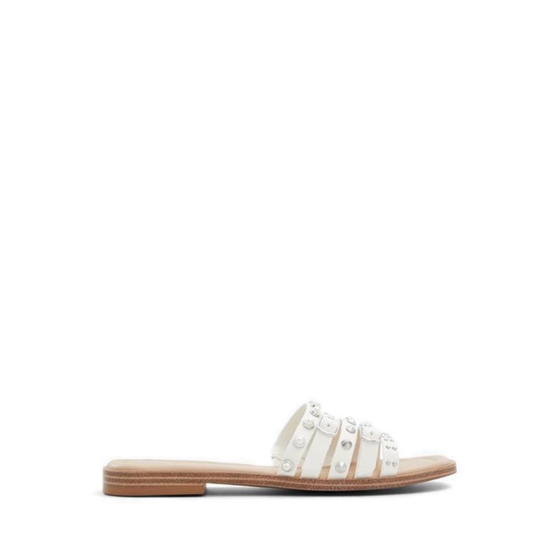 Pearlyne Women's Flat Sandals - White