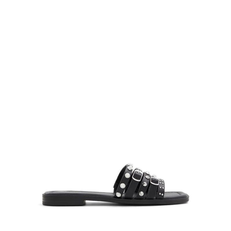 Pearlyne Women's Flat Sandals - Black