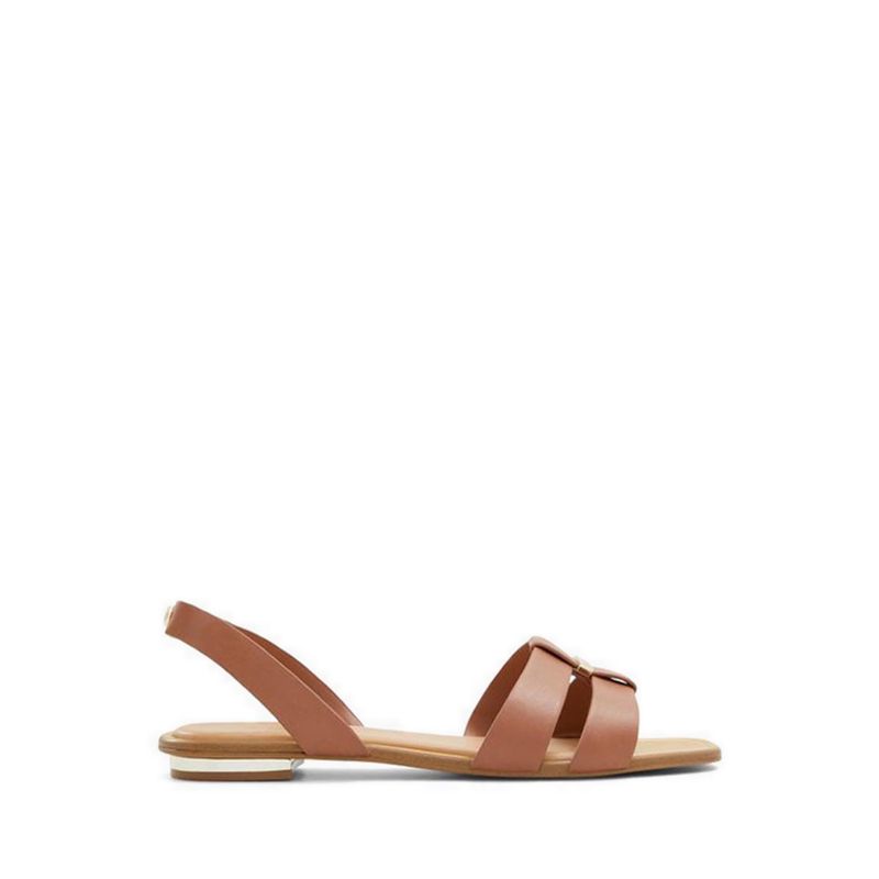 BALERA FLAT SANDALS - COGNAC