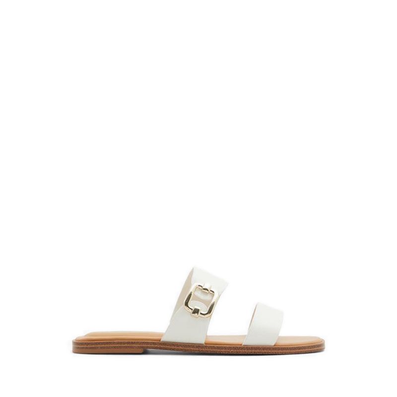 MIRYHAR FLAT SANDALS - WHITE