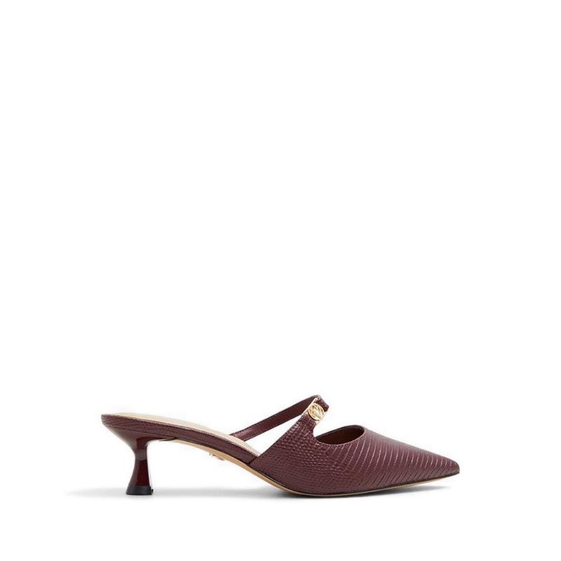 ESPERANCE HEELED SHOES - BORDO