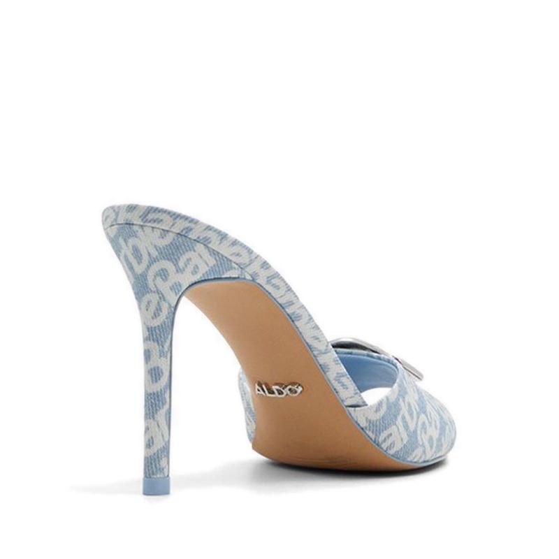 ALDO X BARBIE BARBIEHILLS HEELED SANDALS - LIGHT BLUE