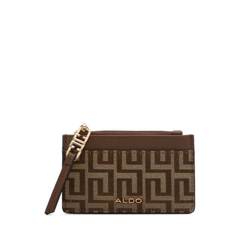 GRINIA WALLET/CHANGE PURSE - MEDIUM BROWN