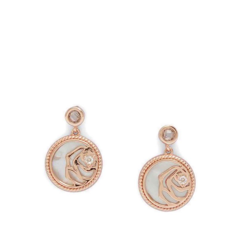 BERTHON EARRINGS - ROSE GOLD