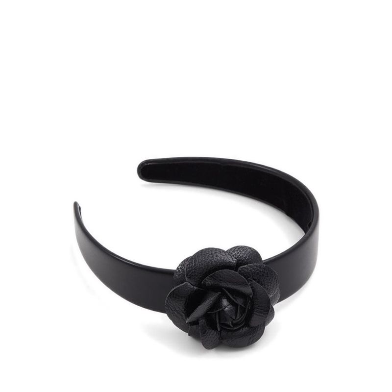 FLOWERBAND HEADBAND - BLACK