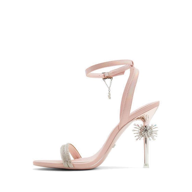 SPELLBINDING HEELED SANDALS - PINK