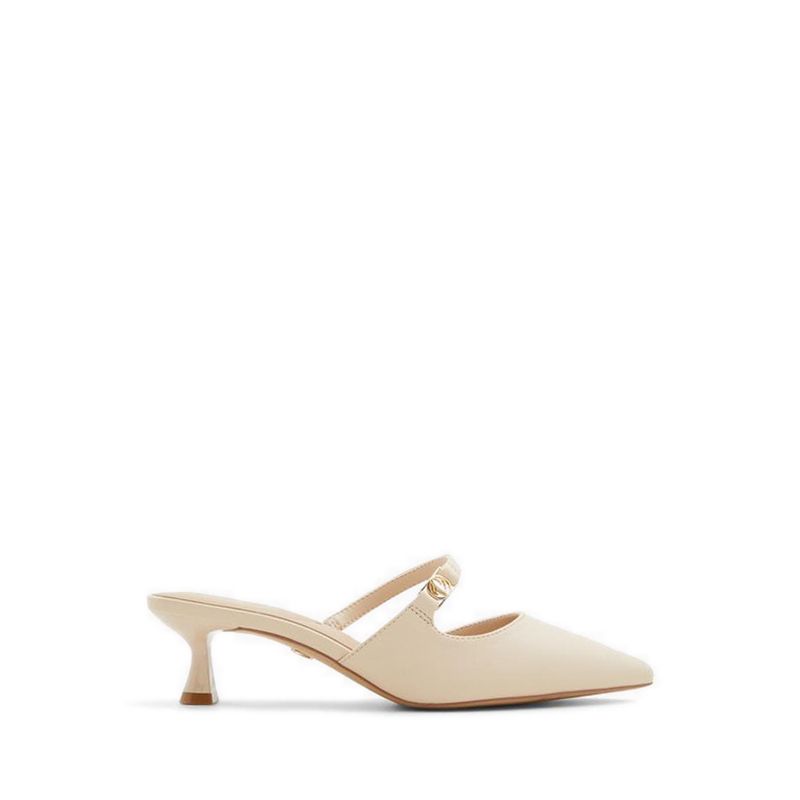 ESPERANCE HEELED SHOES - BEIGE