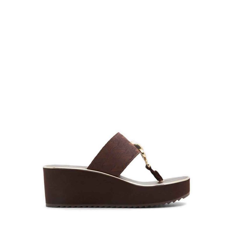 PENELOPY BEACH SANDALS - OPEN BROWN