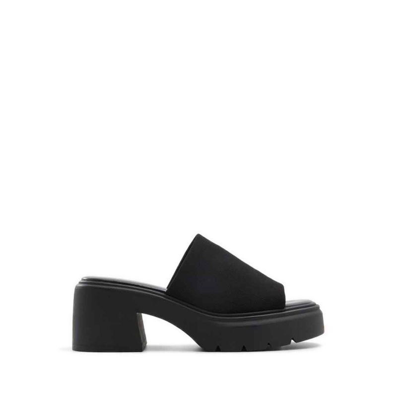 HARRIETTA HEELED SANDALS - BLACK