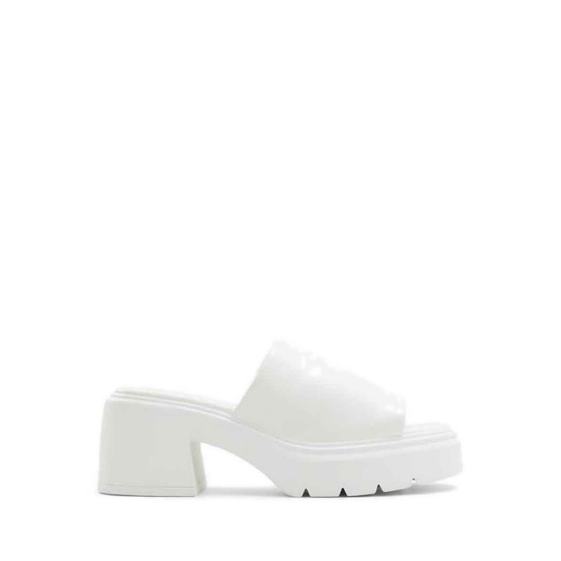 HARRIETTA HEELED SANDALS - WHITE