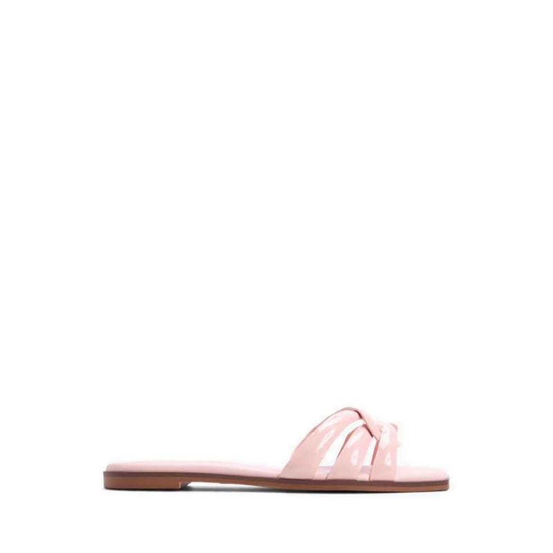 AUGUSTIA FLAT SANDALS - LIGHT PINK