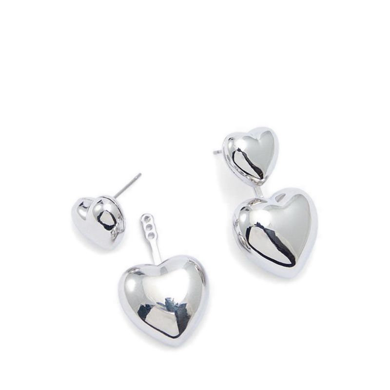 LOVEBLING EARRINGS - SILVER/CLEAR MULTI