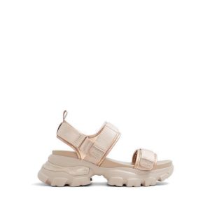 MELUSINE WEDGE SANDALS - OTHER BEIGE