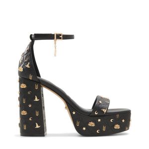 TAKEFLIGHT HEELED SANDALS - BLACK